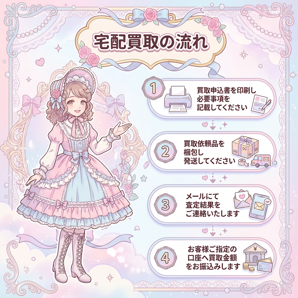 宅配買取の流れ